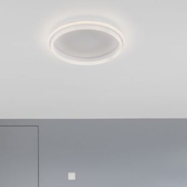 Nova Luce Willow - plafondlamp - Ø 45 x 6 cm - 38W LED incl. - zandwit
