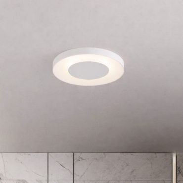 Nova Luce Pada - plafondlamp - Ø 40 x 5 cm - 25W dimbare LED incl. - zandwit