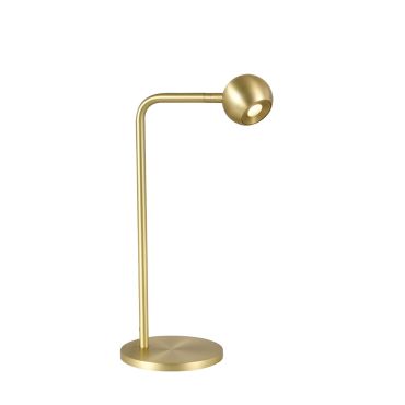 VK lighting Aira - tafellamp - 14 x 38,2 cm - 5,6W LED incl. - goud