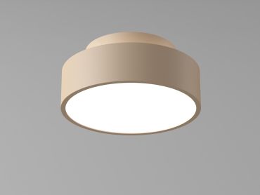 Artdelight Chicago - plafondlamp - Ø 15 x 6,8 cm - 9,8W dimbare LED incl. - champagne