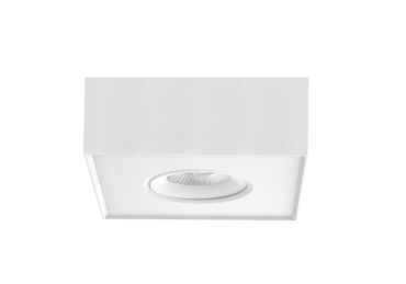 Artdelight Brooklyn1 - opbouwspot - 13,5 x 13,5 x 6 cm - 8W dimbare LED incl. - wit