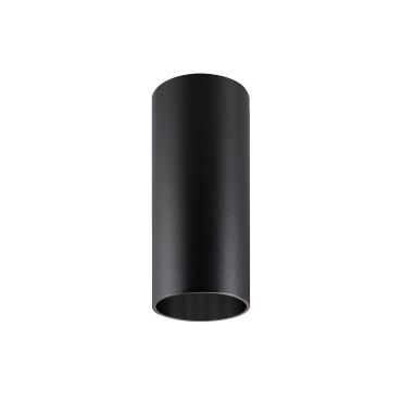 VK Lighting Koroidia - opbouwspot - Ø 5,6 x 13,5 cm - zwart