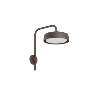 VK Lighting Jade - buiten wandverlichting - Ø 18 x 30,6 cm - 12W LED incl. - IP65 - roestbruin