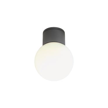 VK Lighting Lito - plafond/wandverlichting - Ø 15 x 20,4 cm - IP54 - antraciet