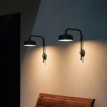VK Lighting Jade - buiten wandverlichting - Ø 15 x 30,6 cm - 8W LED incl. - IP65 - groen