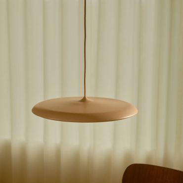 Design for the People Artist 40 - hanglamp - Ø 40 x 306 cm - 25W dimbare LED incl. - stoffige roos