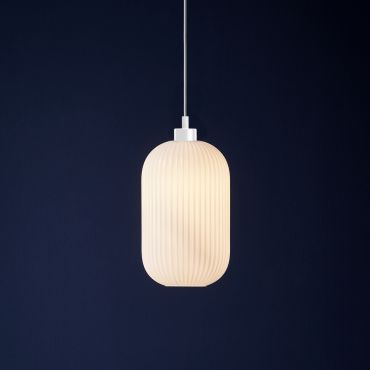 Nordlux Milford 20 - hanglamp - Ø 20 x 333,5 cm - opaal wit
