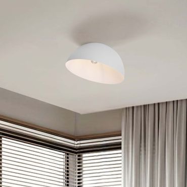 Nova Luce Onia - plafondlamp - Ø 50 x 31 cm - zandwit