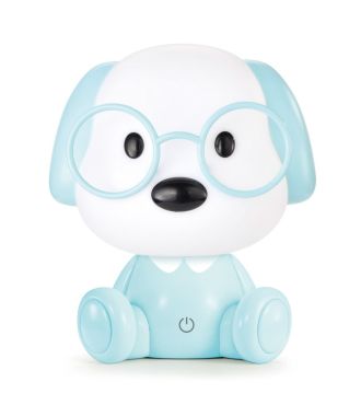Zuma Line Animals hondje - tafellamp - 18 x 20 cm - 3W dimbare led incl. - blauw