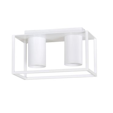 Emibig Tiper 2 - plafondverlichting - 26 x 15 cm - wit