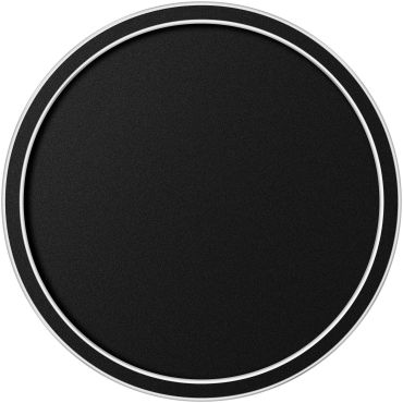 ETH Loïs - plafondlamp - Ø 40 x 5 cm - 3 stappen dimmer - 20W LED incl. -  IP44 - zwart
