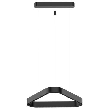 VK Lighting Aria - hanglamp - 60 x 306 cm - 60W dimbare LED incl. - zwart