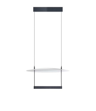 ETH Diana - hanglamp - Ø 42 x 200 cm - 23W dimbare LED incl. - wit