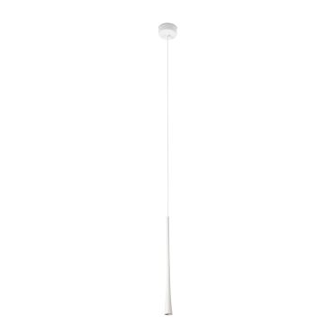 Faro Diana 400 - hanglamp - Ø 3,2 x 40 cm - 6W LED incl. - mat wit