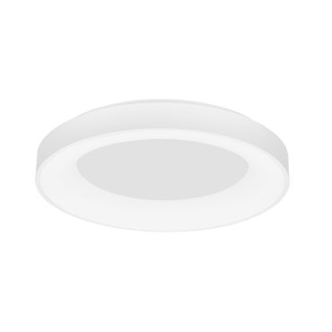 Nova Luce Rando Thin - plafondverlichting - Ø 60 x 9 cm - 50W dimbare LED incl. - zandwit - warm witte lichtkleur
