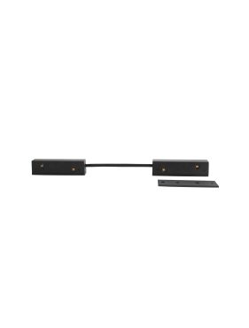 Nova Luce Ultra Slim - DALI Connector elektrisch en mechanisch voor magnetisch opbouw profiel - zwart