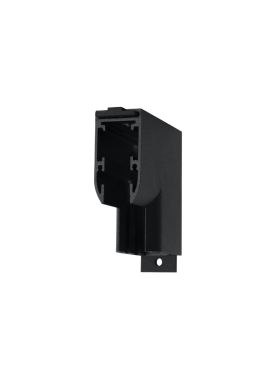 Nova Luce Ultra Slim - opbouw magnetische rail - verticale 90 graden connector - 5,1 x 5,1 cm - zwart
