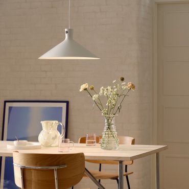 Nordlux Dorina 45 - hanglamp - Ø 45 x 221,6 cm - wit