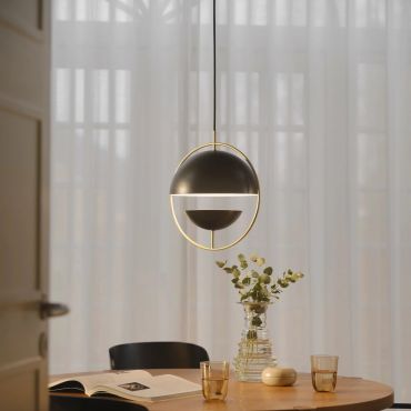 Nordlux Tavia - hanglamp - Ø 33 x 237 cm - zwart