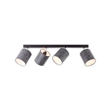 SHOWROOMMODEL - Brilliant Galance - opbouwspot 4L - 101 x 35 x 24,5 cm - zwart