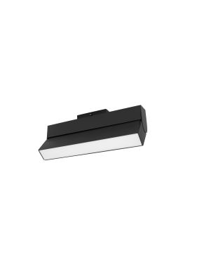 Nova Luce Buxton L - armatuur voor magnetisch railsysteem - 27,4 x 3,4 x 11,6 cm - 15W dimbare LED incl. - kantelbaar - zandzwart