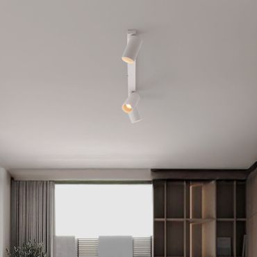 Nova Luce Oso - opbouwspot - 70 x 3,5 x 10,5 cm - wit