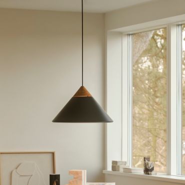 Design For The People Kinto - hanglamp - Ø 42 x 324,6 cm - zwart