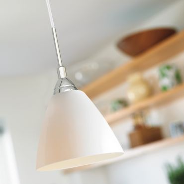 Nordlux Read 20 - hanglamp - Ø 20 x 202 cm - wit