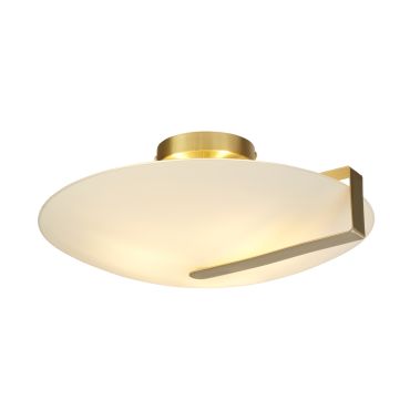 Searchlight Sundial - plafondverlichting - Ø 41 x 16 cm - goud