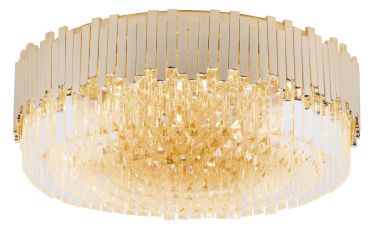 Maxlight Trend - plafondverlichting - Ø 60 x 22 cm - goud