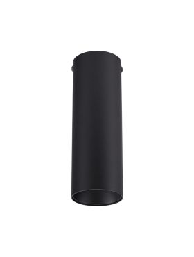 Nova Luce Doc - opbouwspot - Ø 5,5 x 16 cm - 10W dimbare LED incl. - zwart