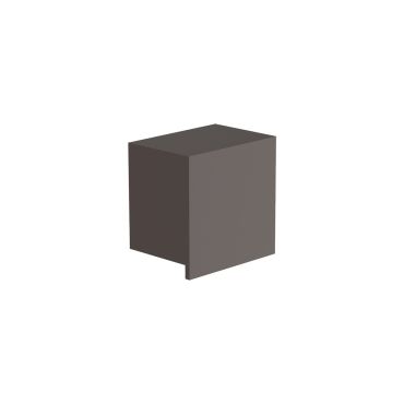 VK Lighting Pit - buiten wandverlichting - 6,2 x 6,2 x 4,3 cm - 3W LED incl. - IP65 - roestbruin