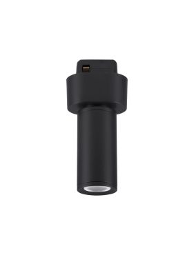 Nova Luce Buxton L - magnetisch railsysteem armatuur - Ø 3 x 10,6 - 5W LED incl. - zwart