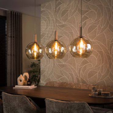 Vico Sfera - hanglamp - 95 x 9 x 150 cm - beige