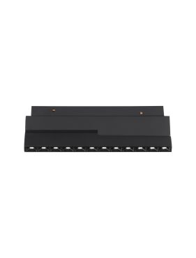 Nova Luce Ultra Slim - rail armatuur - 19,5 x 8,1 cm - 10W LED incl. - kantelbaar - witte lichtkleur - zwart