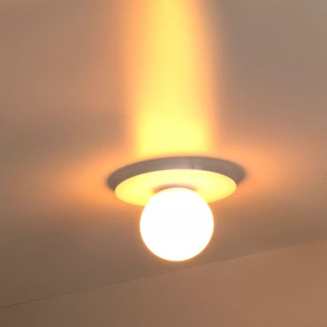 Lucide Tricia - plafondlamp - Ø 25 x 17,5 cm - wit