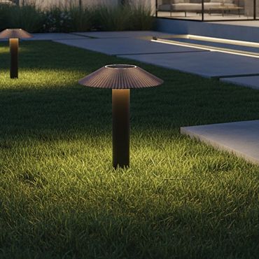 VK Lighting Amelie - tuinpaal - Ø 30 x 30 cm - 15W LED incl. - IP65 - bruin