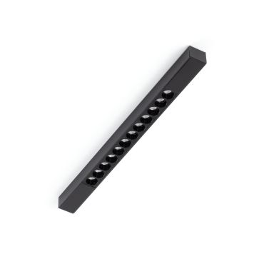 Faro Neso Slim Point 12L - armatuur voor magnetische rail - 30,5 x 2,25 x 1,85 cm - 12W LED incl. - zwart