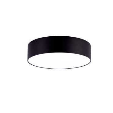 Faro Aris - plafondlamp - Ø 21 x 5,3 cm - 20W LED incl. - zwart