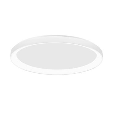 Nova Luce Pertino - plafondverlichting - Ø 38 x 6 cm - 30W dimbare LED incl. - zandwit
