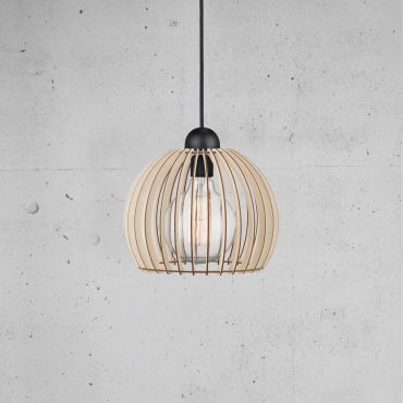 Nordlux Chino 25 - hanglamp - Ø 25 x 273 cm - lichtbruin