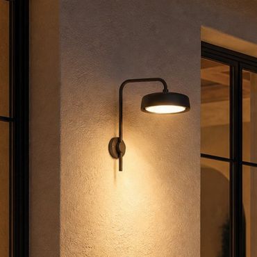 VK Lighting Jade - buiten wandverlichting - Ø 15 x 30,6 cm - 8W LED incl. - IP65 - roestbruin