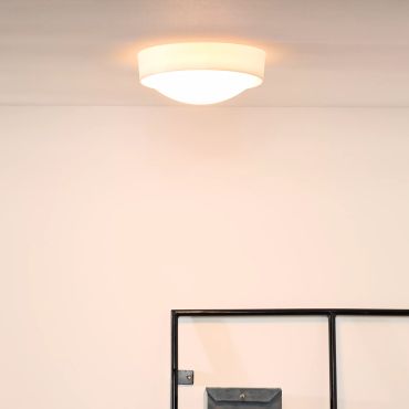 Lucide Lex - plafondverlichting - Ø 25 x 7 cm - wit