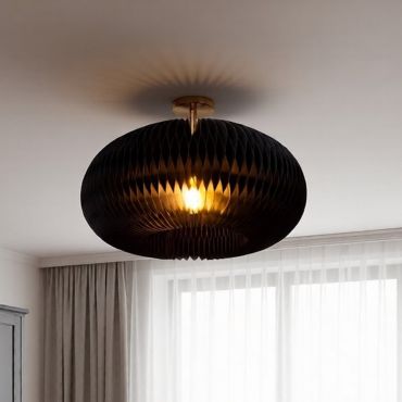 Lucide Armoni - plafondlamp - Ø 52 x 26 cm - zwart
