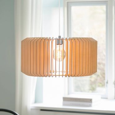 Nordlux Asti - hanglamp - Ø 50 x 225 cm - hout