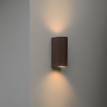 Nordlux Dion Double - buiten wandverlichting - 6,6 x 16,2 cm - IP44 - roestig