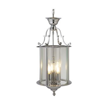 Searchlight Lanterns - luster - Ø 25 x 155 cm - chroom