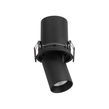 Nova Luce Pin - opbouwspot 1L - Ø 8,4 x 18,6 cm - 12W LED incl. - IP32 - zwart