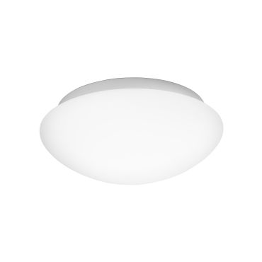 Nova Luce Brest - plafondlamp badkamer - Ø 38 x 13 cm - IP44 - wit