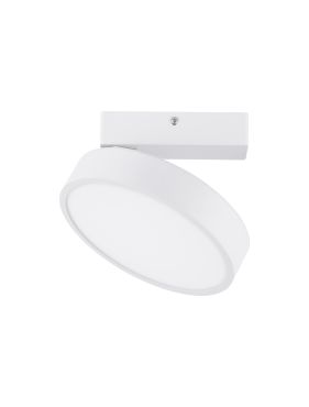 Nova Luce Perfect Profile - plafondlamp - Ø 20 x 9,5 cm - 20W dimbare LED incl. - wit